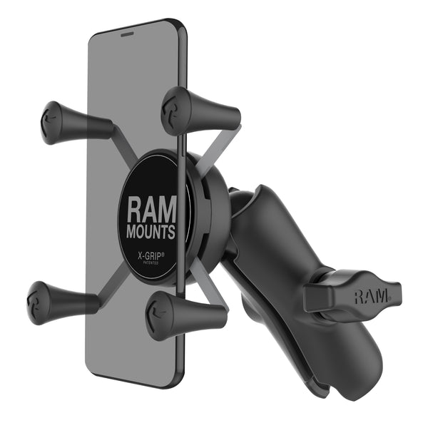 RAM® X-Grip® Phone Holder with Composite Double Socket Arm – RAM