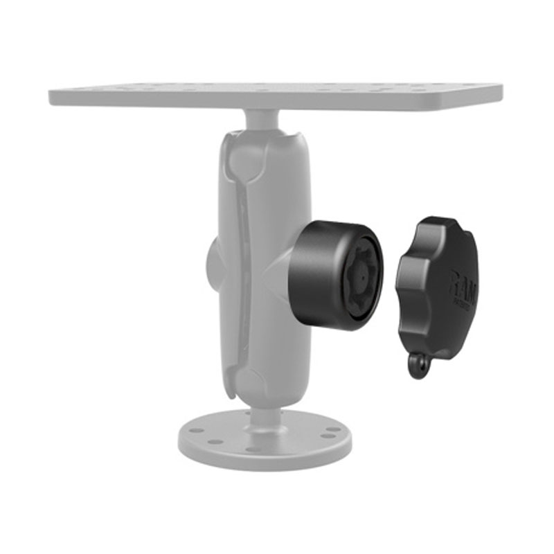 RAM® Pin-Lock™ Security Knob with 7-Pin Pattern for B Size Socket Arms