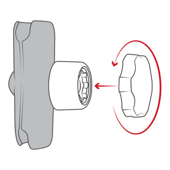 RAM® Pin-Lock™ Security Knob for C Size Socket Arms – RAM Mounts