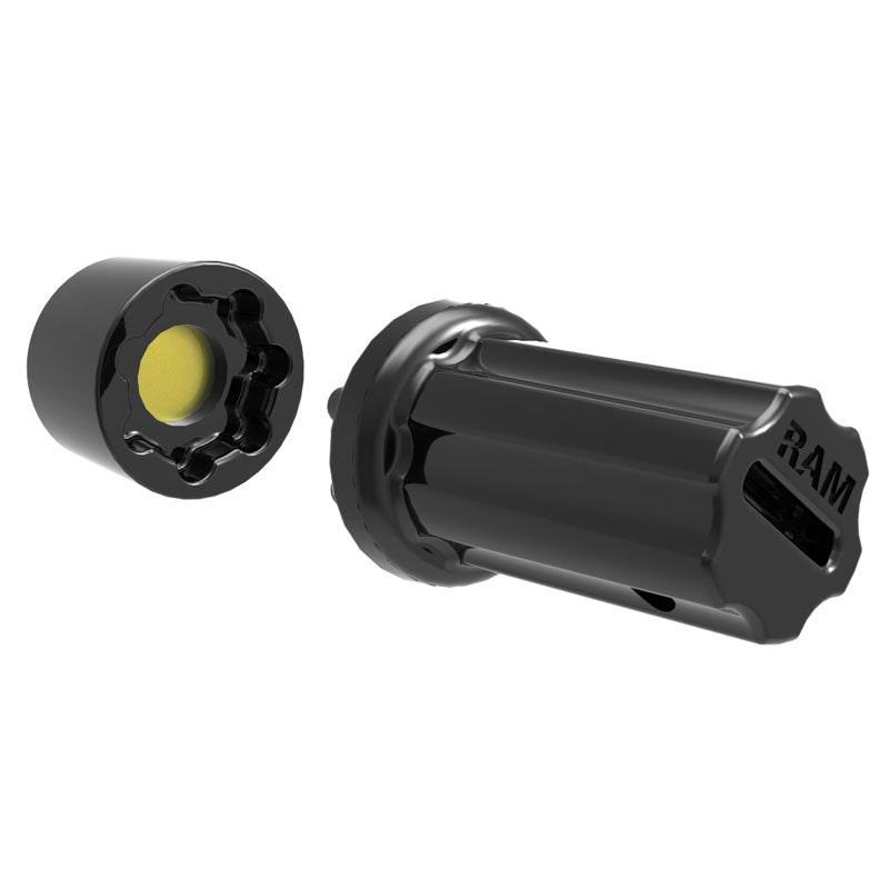 RAM® Pin-Lock™ 7-Pin Security Nut for D & E Size Socket Arms – RAM