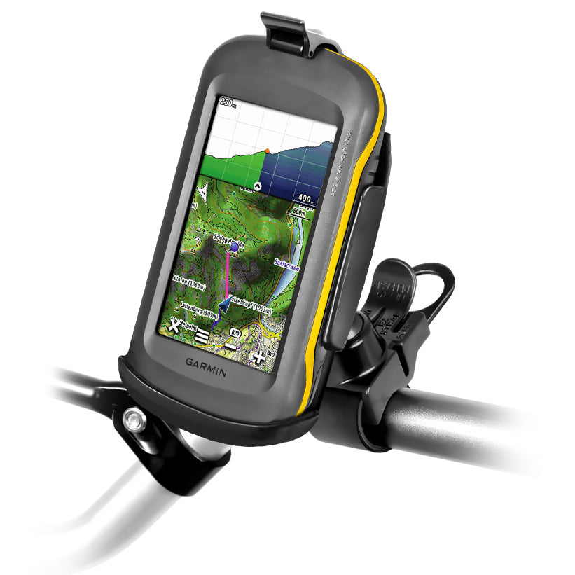 RAM® EZ-Strap™ Rail Mount for Garmin Montana 600, 650, 650T, 680