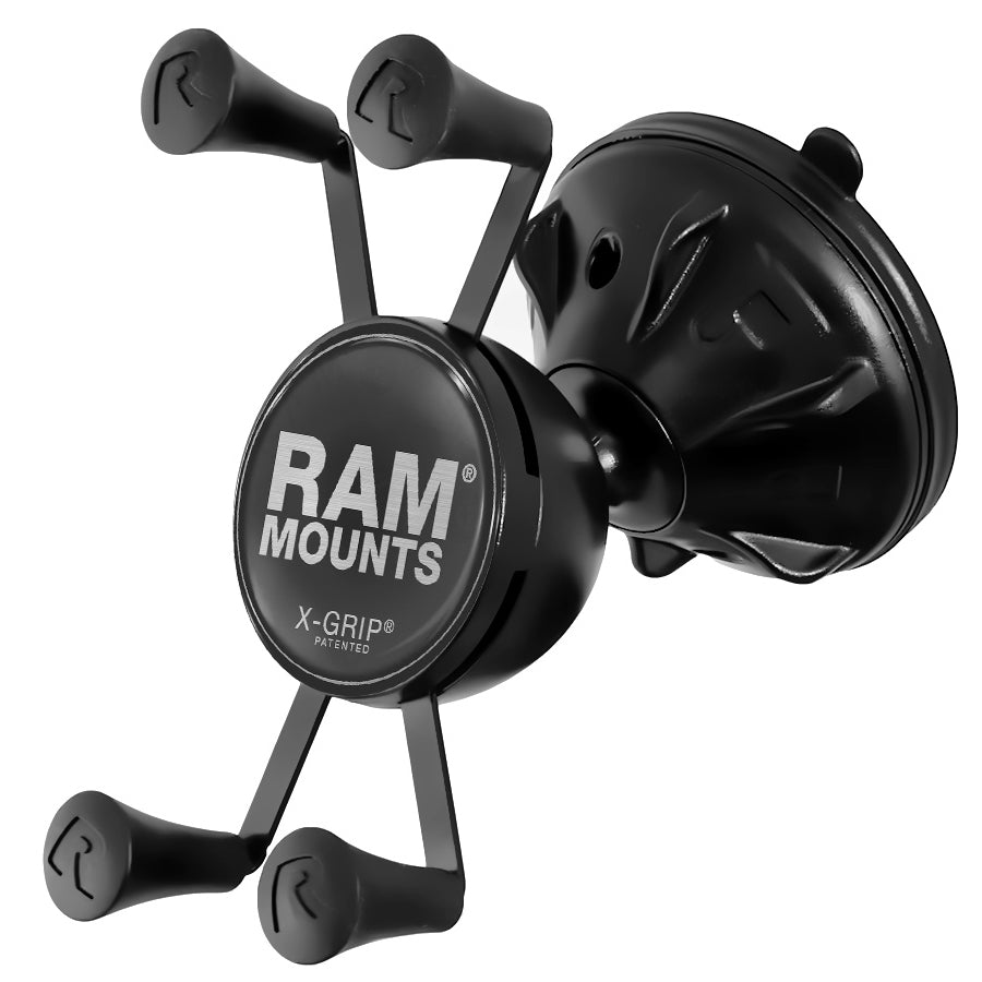 フルスロットルヘッドディップバブルディップモンスタードライブワイルドレスポンス RAM® X-Grip® Phone Mount with RAM® Mighty-Buddy™ Suction Cup – RAM