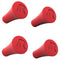 RAM® X-Grip® Red Rubber Cap 4-Pack