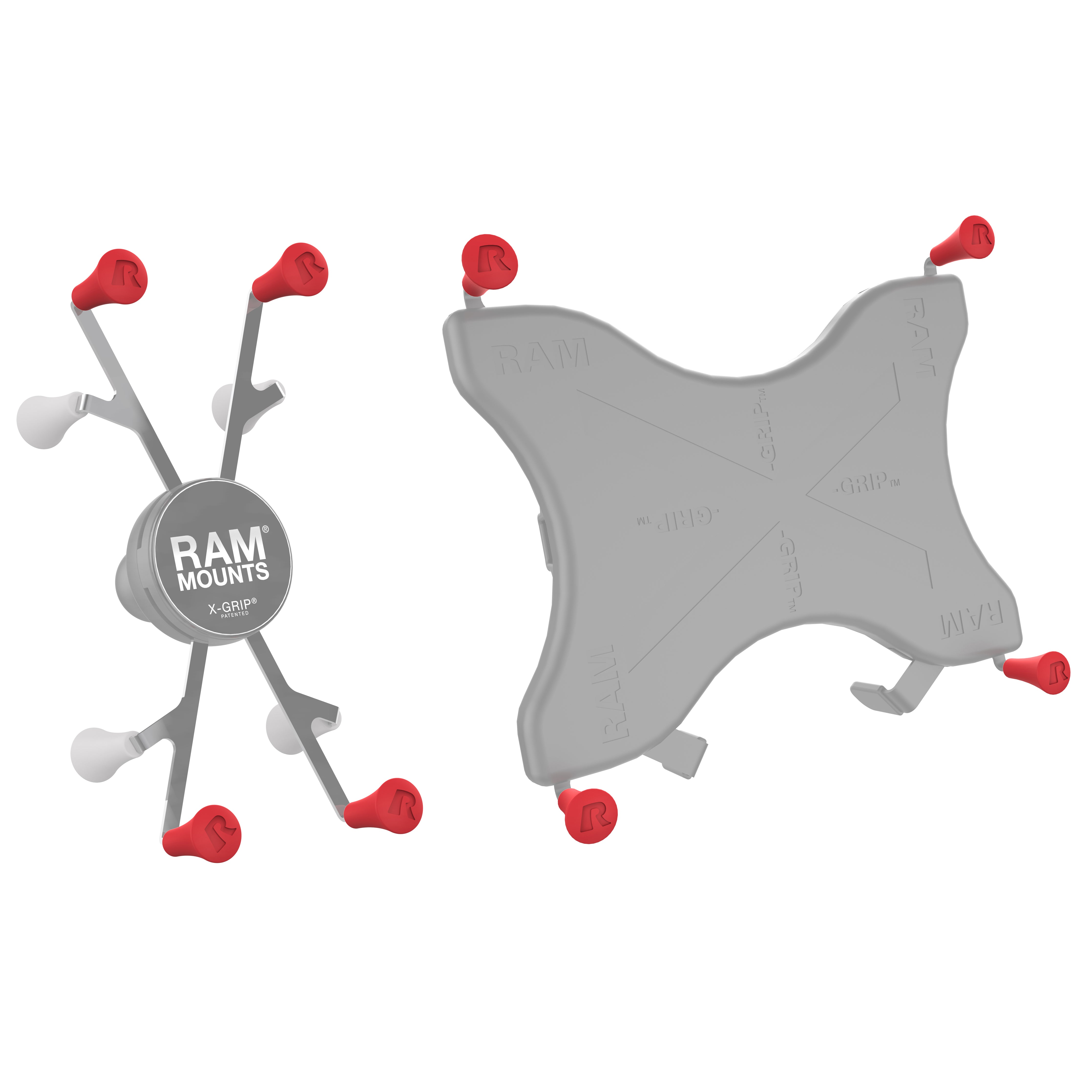 RAM® X-Grip® Red Rubber Cap 4-Pack – RAM Mounts