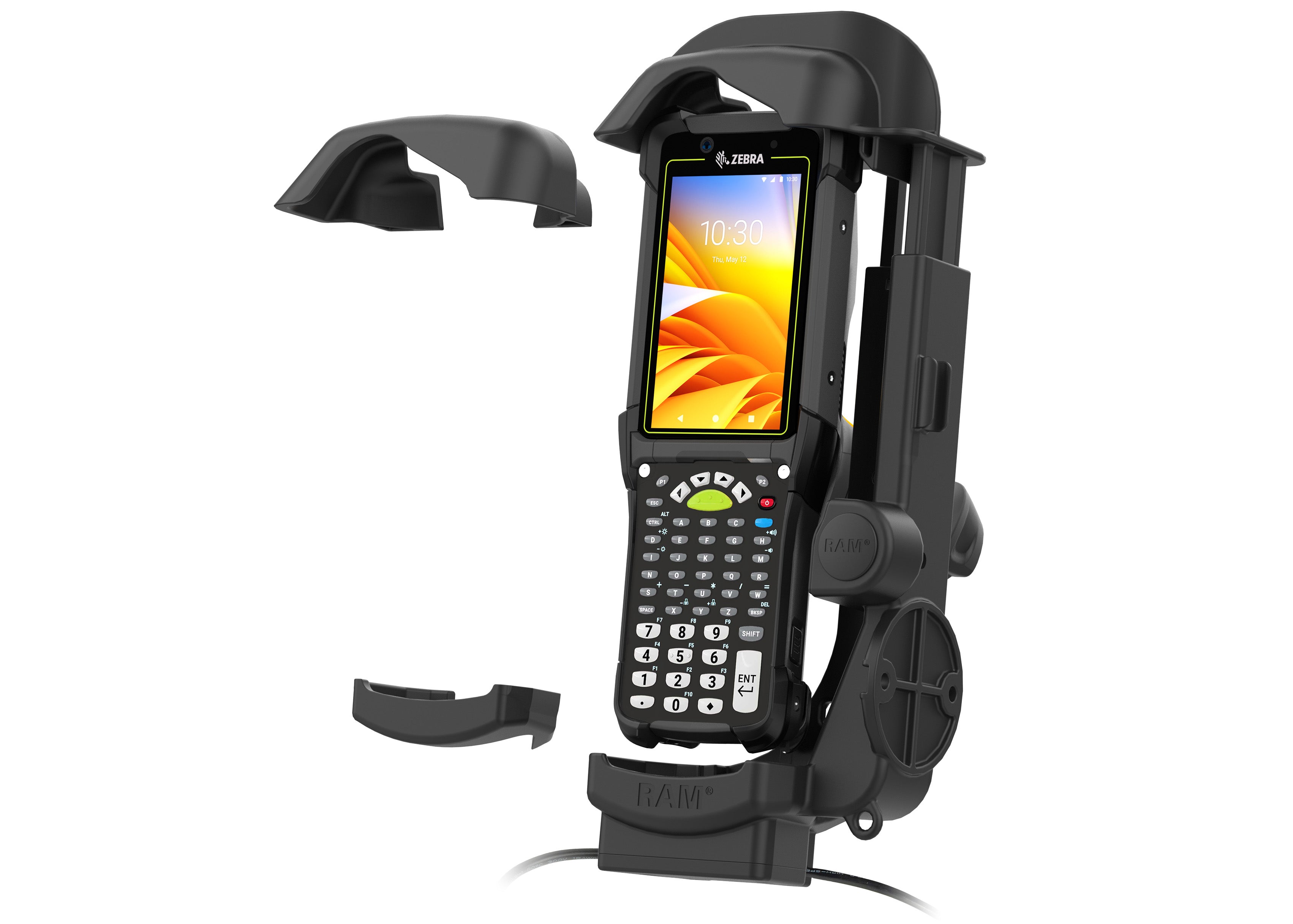 Zebra Rack Mount Zebra MC9400 & MC9300 Docks and Mounts | RAM® Mounts – RAM Mounts