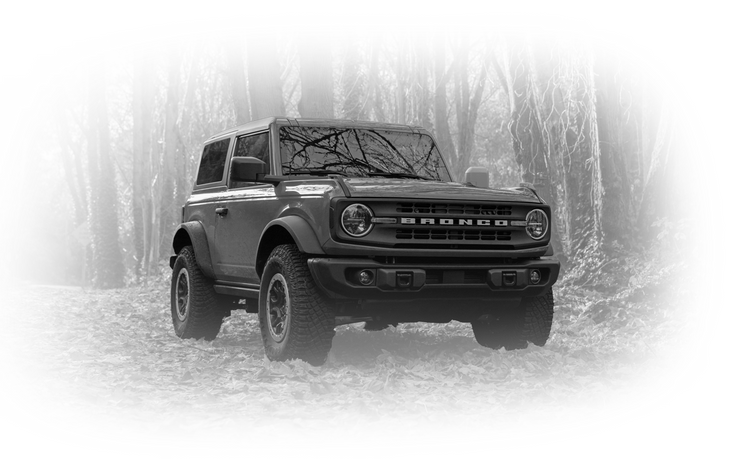 Hero image featuring a 6th Gen Ford Bronco Black Diamond Edition | RAM Mounts