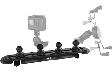 RAM® Tough-Track™ Dash Mount for Jeep JL & Gladiator with GoPro and RAM® X-Grip® Tablet Holder | RAM® Mounts