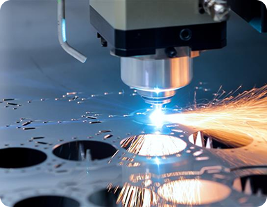 CNC laser cutting circular parts