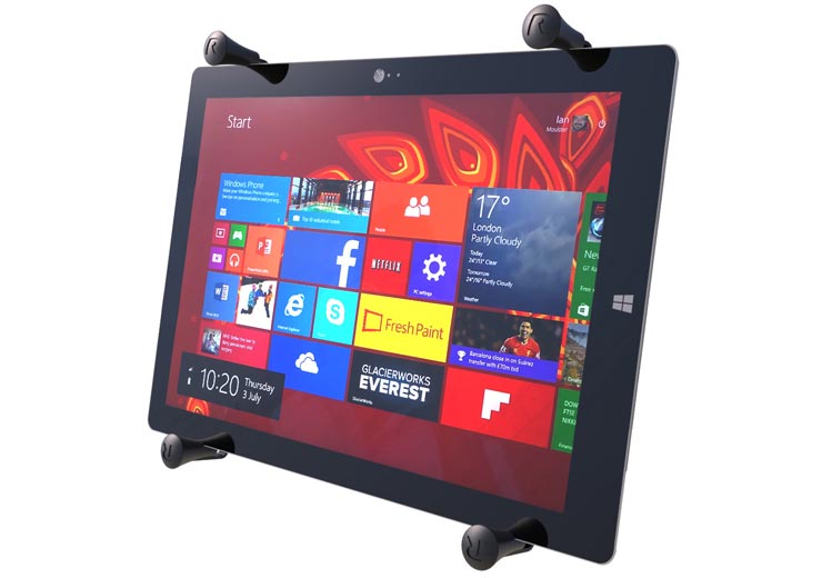 Microsoft Surface Mounted with RAM® X-Grip® | RAM® Mounts