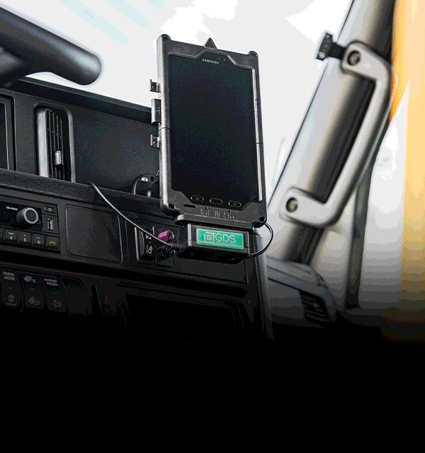 Banner GIF showing the new GDS Uni-Conn and the many different tablets that dock into it