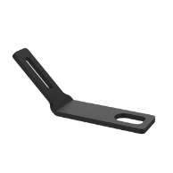 A render for an end of tube mounting style, specifically for a seat track