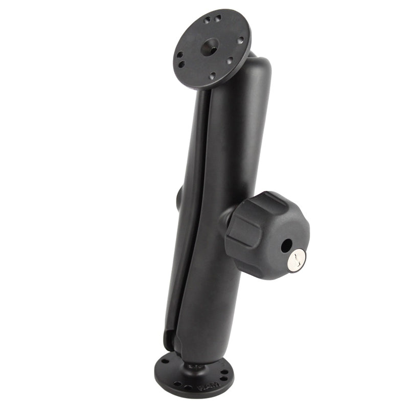 RAM® Double Ball Mount with Key Lock Knob - C Size Long – RAM Mounts