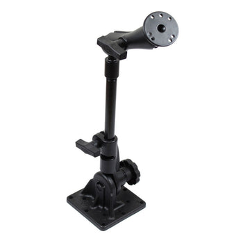 RAM® Pedestal Mount with 9" Pipe and C Size Double Ball Mount