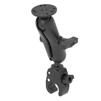RAM-202-400:RAM-202-400_1:RAM Tough-Claw™ Small Clamp Mount with Round Plate Adapter - Medium