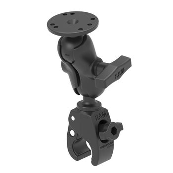 RAM® Tough-Claw™ Small Clamp Mount with Round Plate Adapter - Short