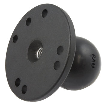 RAM® Round Plate with Ball & 5/16"-18 Threaded Hole