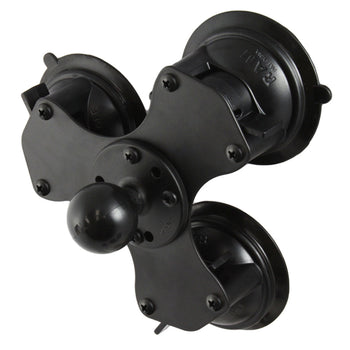 RAM® Twist-Lock™ Triple Suction Cup Base with Ball