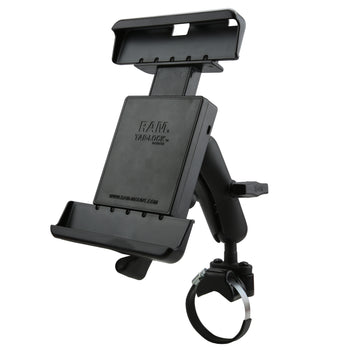 RAM® ATV/UTV Rail Mount for 10" Tablets with Heavy Duty Cases