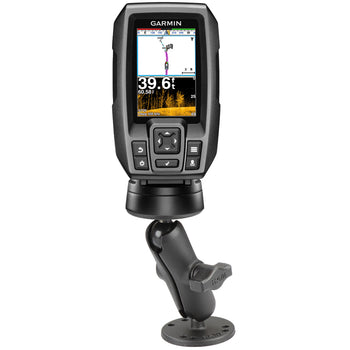 RAM® Double Ball Mount with Hardware for Garmin Striker + More