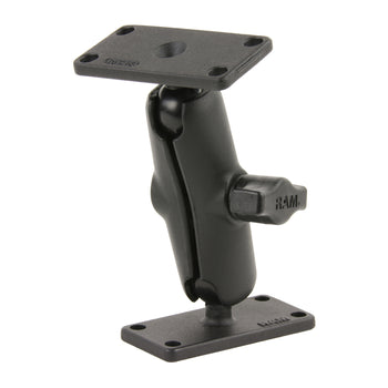 RAM® Double Ball Mount with Two 1.5" x 3" Plates