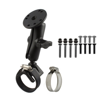 RAM® Strap Hose Clamp Mount with Hardware for Garmin GPSMAP + More
