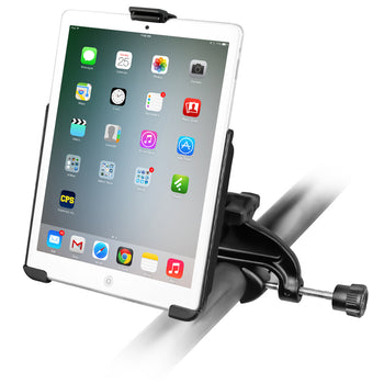 RAM® EZ-Roll'r™ Cradle with Yoke Clamp Mount for Apple iPad mini 1-3