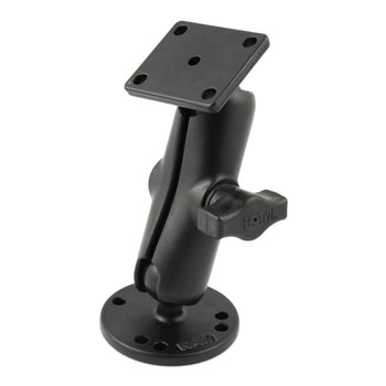 RAM® Drill-Down Double Ball Mount with Rectangle AMPS Plate - Medium