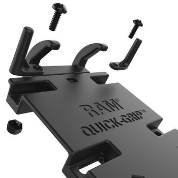 RAM® Quick-Grip™ XL Phone Mount with Handlebar U-Bolt Base - Short