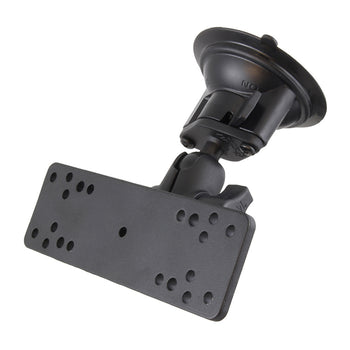 RAM® Twist-Lock™ Suction Cup Mount with Electronics Plate - Short