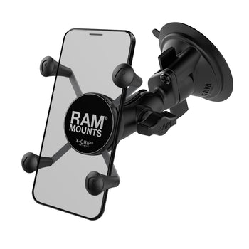 RAM® X-Grip® Phone Mount with RAM® Stubby™ Cup Holder Base - RAP-B-299-4-UN7U