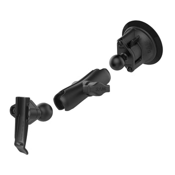RAM® Twist-Lock™ Suction Cup Mount with Garmin Spine Clip Holder