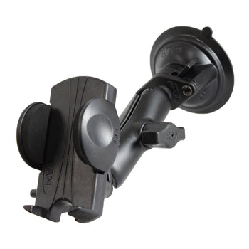 RAM® Twist-Lock Suction Cup Mount with Universal Phone Holder