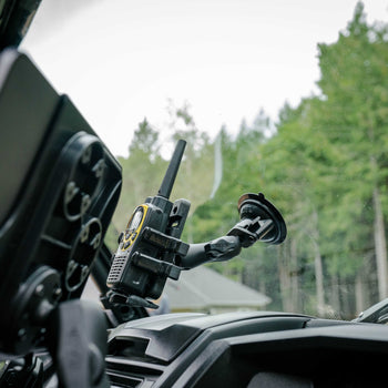 RAM® Finger-Grip™ GPS & Radio Holder with Flex Adhesive Dashboard Moun
