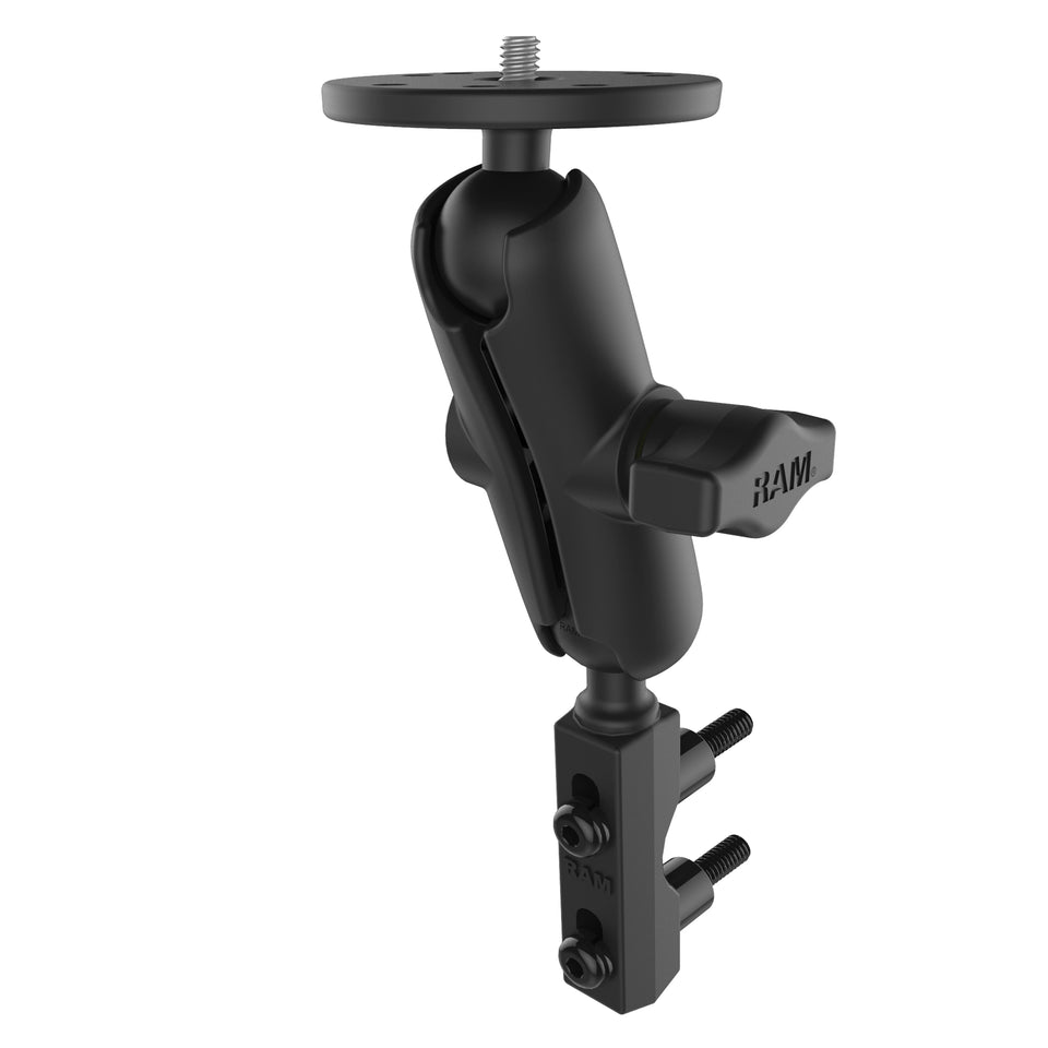 RAM® Brake/Clutch Reservoir Mount with Round Plate & 1/4"20 Stud RAM