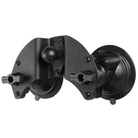 RAM-B-189B-PIV1U:RAM-B-189B-PIV1U_1:RAM® Twist-Lock™ Dual Pivot Suction Cup Base with Ball