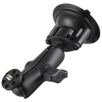RAM® Twist-Lock™ Suction Cup Mount with 1/4"-20 Camera Adapter - Medium