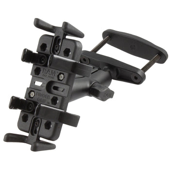 RAM® Finger-Grip™ Universal Holder with 3" Square Post Clamp Mount