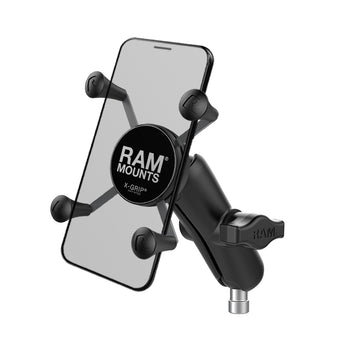RAM® X-Grip® Phone Mount with Motorcycle Handlebar Clamp Base – RAM Mounts