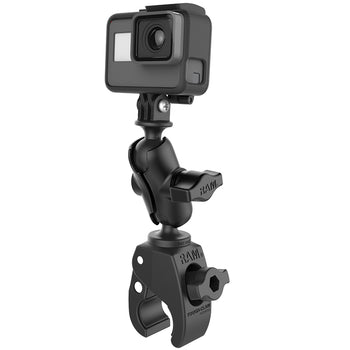 RAM® Tough-Claw™ Clamp Mount with Action Camera Adapter - Aluminum – RAM  Mounts
