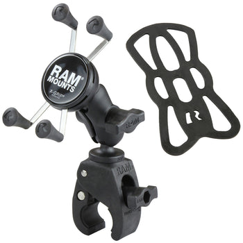 RAM® X-Grip® Phone Mount with RAM® Tough-Claw™ Small Clamp Base - Shor