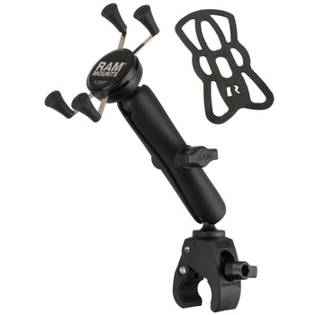 RAM® X-Grip® Phone Mount with RAM® Tough-Claw™ Small Clamp Base - Long