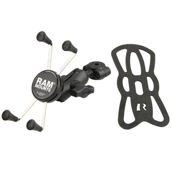 RAM® X-Grip® Large Phone Mount with Torque™ Small Rail Base - Short Arm
