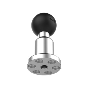 RAM® Aluminum Pin-Lock Ball Adapter with 1/4"-20 Female Thread - B Size