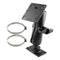 RAM® Double Ball Mount with 100x100mm VESA Plate & 50x100mm VESA Plate