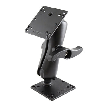 RAM® Double Ball Mount with Two 100x100mm VESA Plates and Large Knob