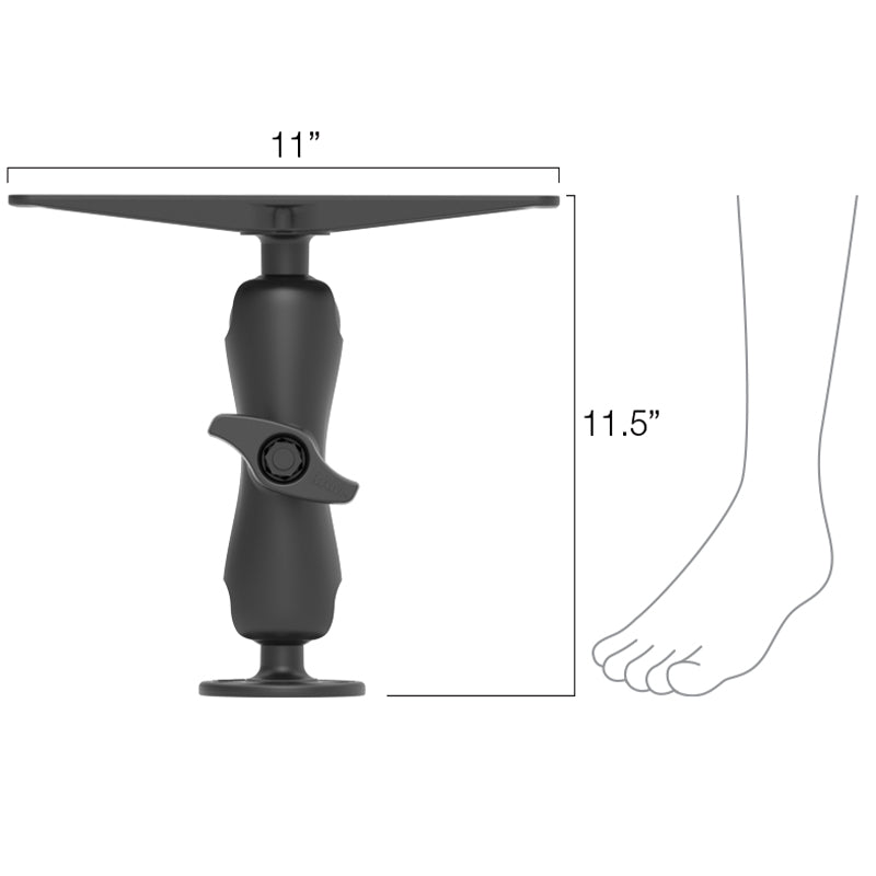 Ram® Large Marine Electronics Mount D Size Medium Ram Mounts 5727