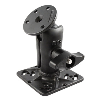 RAM® Drill-Down Mount with Single Socket Arm & Large Round Plate