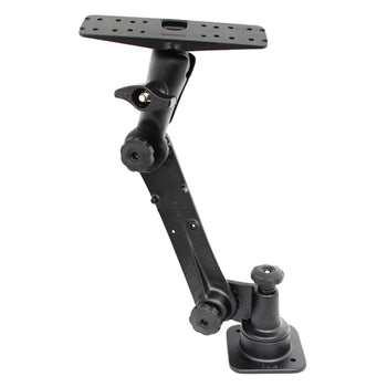 RAM® Ratchet™ Extended Horizontal Mount with Large Electronics Plate