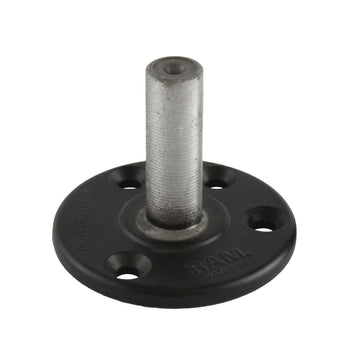 RAM® Large Round Plate with 1/2" NPT Post