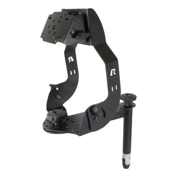 RAM® MDT Display Mount with Long Flange and 8" Upper Pole
